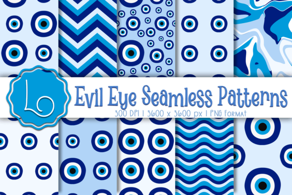 Evil Eye Seamless Patterns: A Creative Resource for Designers and Makers