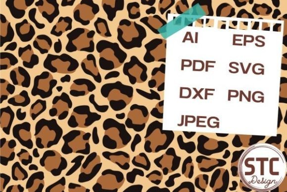 Leopard Seamless Patterns Background