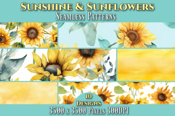 Strategic Use of Sunshine Sunflowers Seamless Patterns for Creative and Business Success