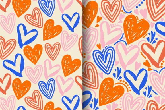 Two Patterns with Hearts