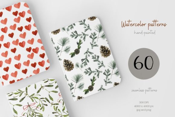 Watercolor Patterns Bundle: A Creative Resource for Designers and Artists